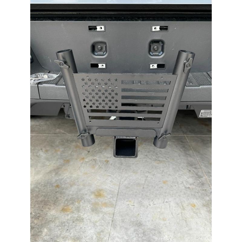 Für Universelles SUV Jeep LKW 2 Zoll Receiver Hitch Mount Verlängerter Fahnenmast Halter Abschlepp Heckhalter Zubehör Off Road ATV UTV