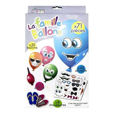 Set di palloncini da decorare con accessori per costumi da attaccare
