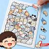 Animal Wooden Puzzle Stacking Toys Wooden Cat Puzzles Educational Puzzle For Kid Boys Girls Gifts Decoration Painting 50pcs/set