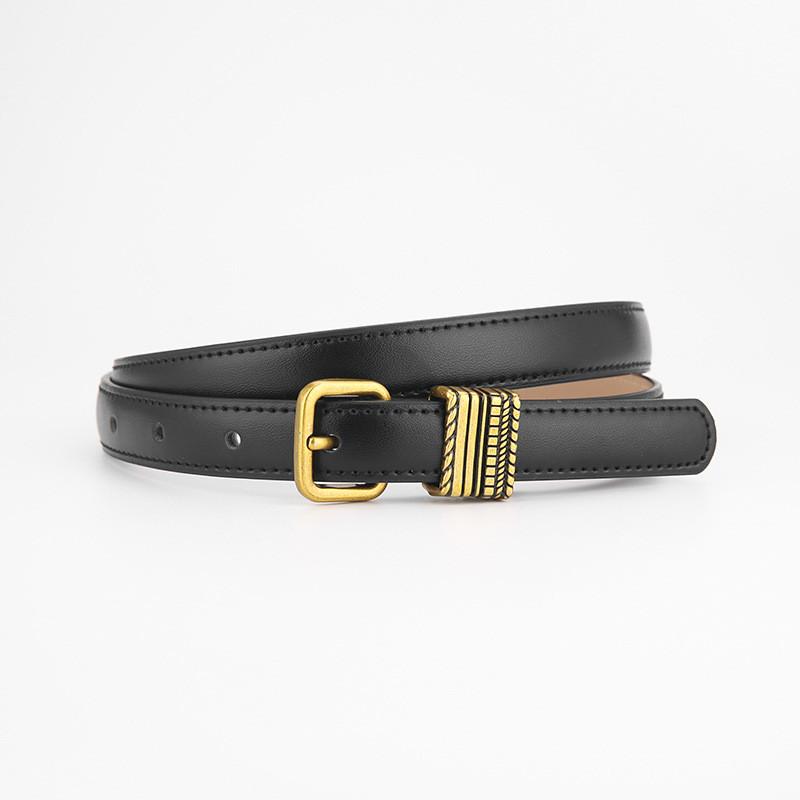 Genuine Leather Womens Belt For Jeans Fashion Casual With Pin Buckle