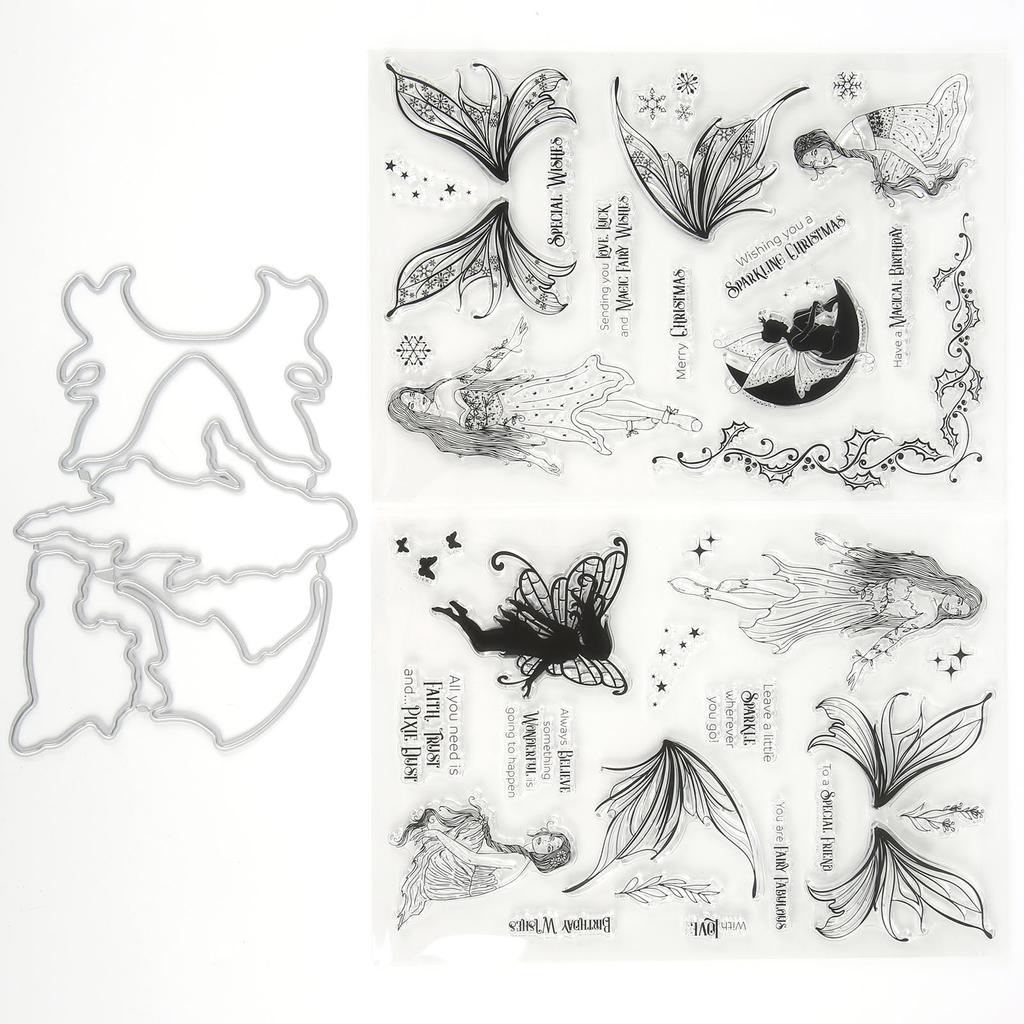 Transparente Stempel DIY Handkonto Scrapbook Klare Transparente Stempel Gummi Stempel Set Dekoration