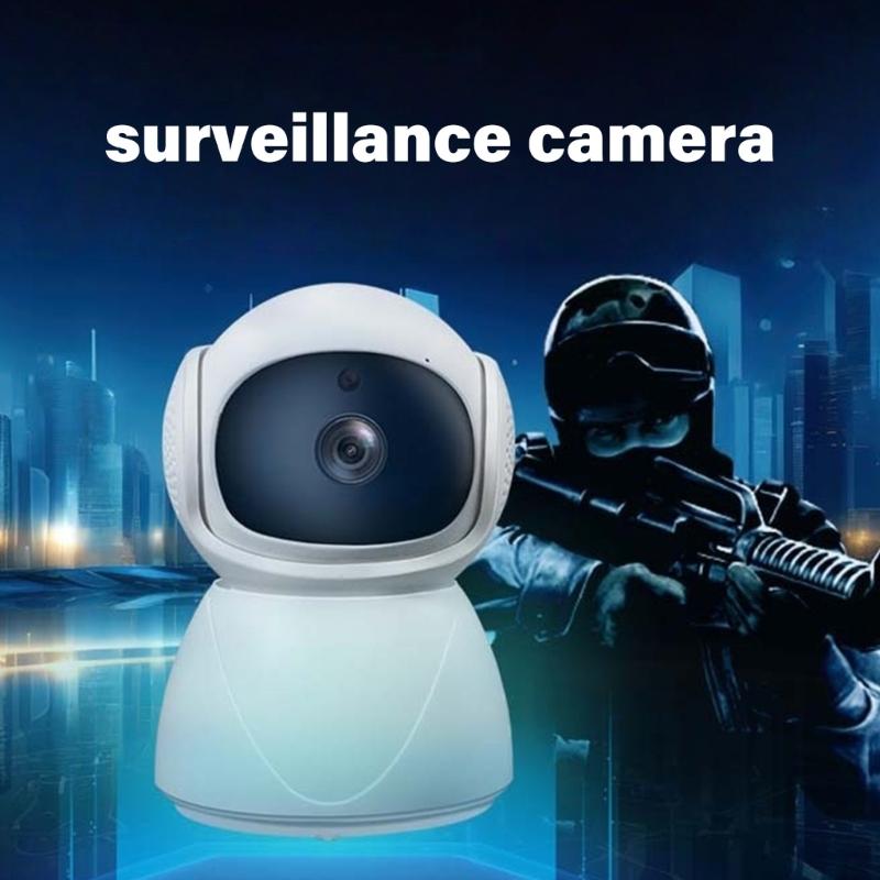 Full Coverage Home Surveillances Camera High-Definition Resolution Mobile App Control Durable ABS Design Indoor Surveillances