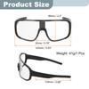 Sports Sunglasses for Polarized for Black Clear Lenses [uxcell] Men, Lenses, Cycling, Hiking, Driving, Fishing, Running, Frame,