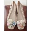 Women's Flat Bottom Sandals Korean Style Summer Beach Casual Slip-On Jelly Shoes All-Match for Diy Shoes Accessories