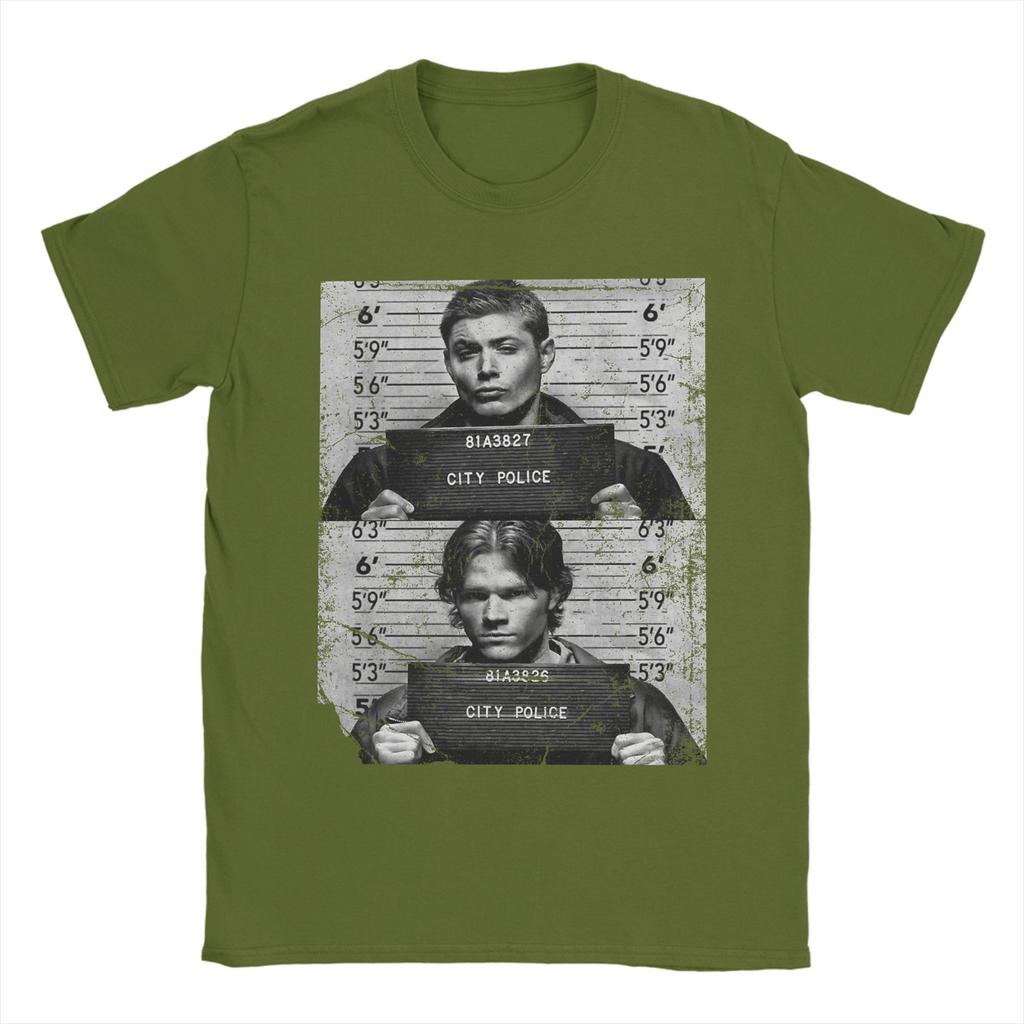 Supernatural JOIN THE HUNT SPN Sam  Dean Wanted T Shirt Unisex Pure Cotton Vintage TShirt O Neck Tees Clothing Birthday Present