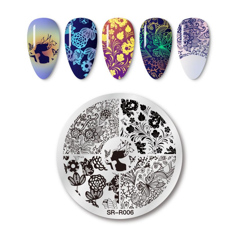 Nail Art Stamping Template Nail Decoration Designed Image Plate