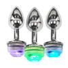 Metal Butt Plug with Fairy Lights - Anal Dilator & Flirting Toy
