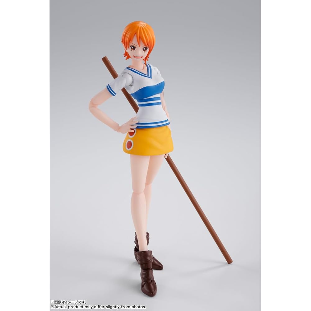 TAMASHII NATIONS S.H. Figuarts One Piece Nami Adventure Dawn 140mm Painted Action Figure ABS PVC