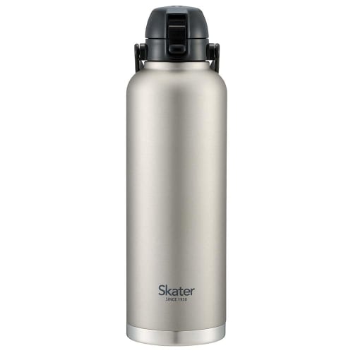 

Skater Direct Drinking Stainless Steel Water Bottle with Handle 2L Large Capacity One Push Type Silver 2000ml Double Vacuum Thermos STD20H-A