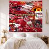 Manchester Custom Your Name Wall Decor Tapestry Art For Pet Memorial Birthdaywedding Party Backdrop Family Gift