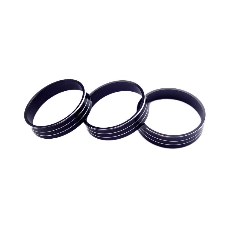 

3 шт. для Mitsubishi ASX Lancer Outlander Sport RVR переключатель управления кондиционером ручка переменного тока декоративное кольцо автомобильные аксессуары чёрный