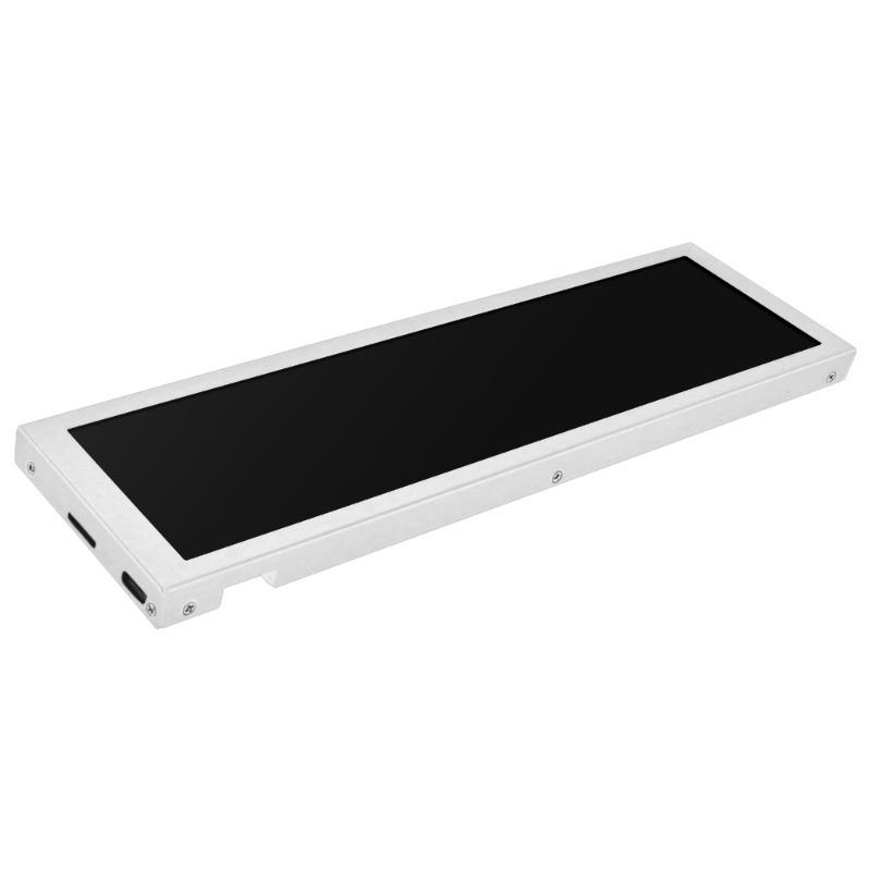 Aluminum Frame Screen 8.8Inch IPS Computer Status Display Sub-Screen 480x1920 Wide Viewing Angle USB Connection