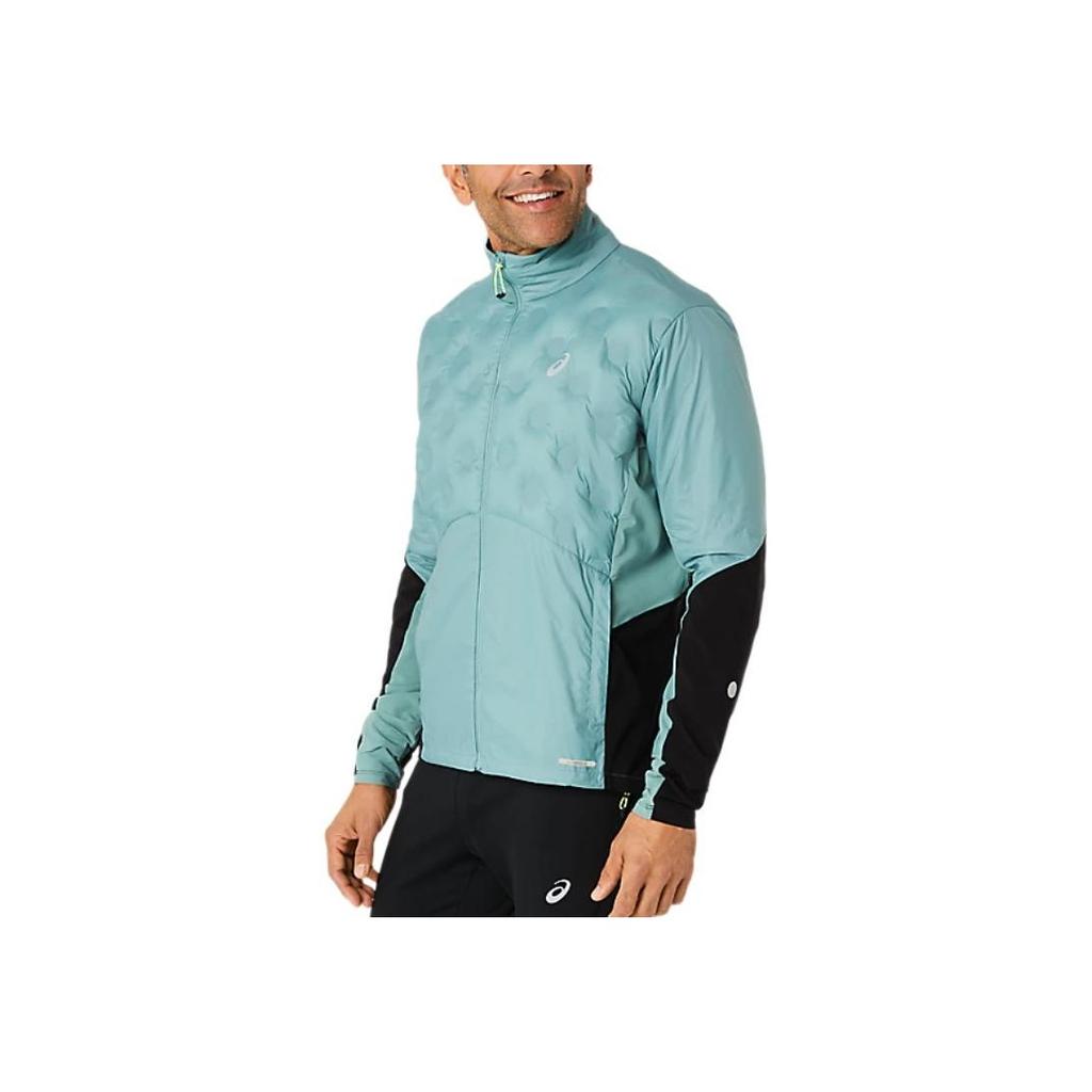 Asics Road Winter Jacket Windproof Waterproof Durable Comfortable Fashionable Versatile Jacket Men jackets Cerulean 2011D087-300