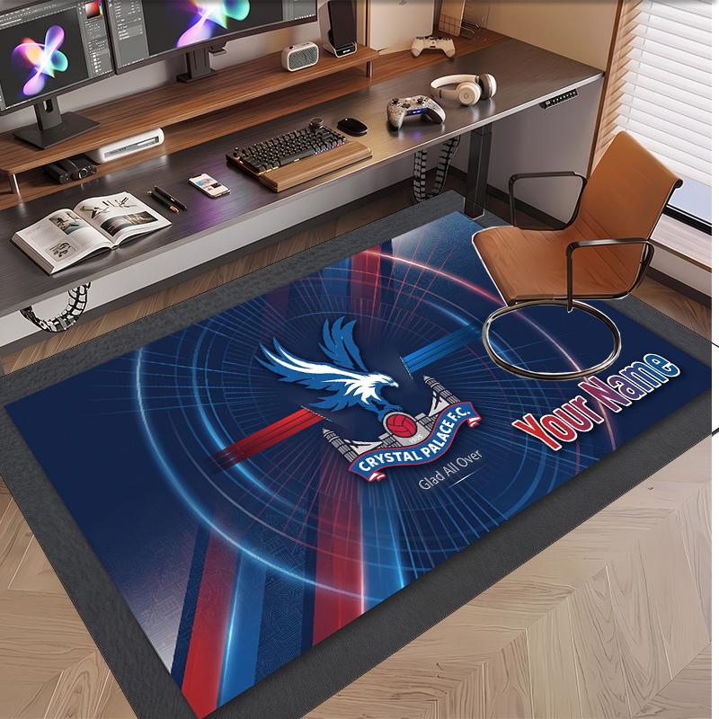 Personalized Crystal Velvet Carpet Crystal Palace Pattern Non Slip Floor Rug