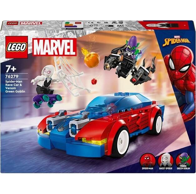 Конструктор LEGO Marvel 76279 Гоночный автомобиль Spider-Man и Green Goblin