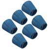 6PCS Modern Simple Lampshade Cloth Lampshade for Crystal Clip On Chandelier Wall Lamp Blue