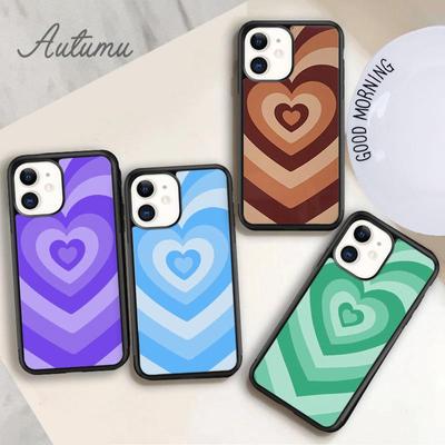 Illusion Herzen Handyhülle für iPhone 11 12 13 14 Pro Max mini X XR XS SE 2020 5 6S 7 8 Plus Samsung Galaxy S21 S22 Hülle