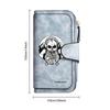 Men's Long Wallet Cool Skull Printed Card Holder Forever Fashion Purse