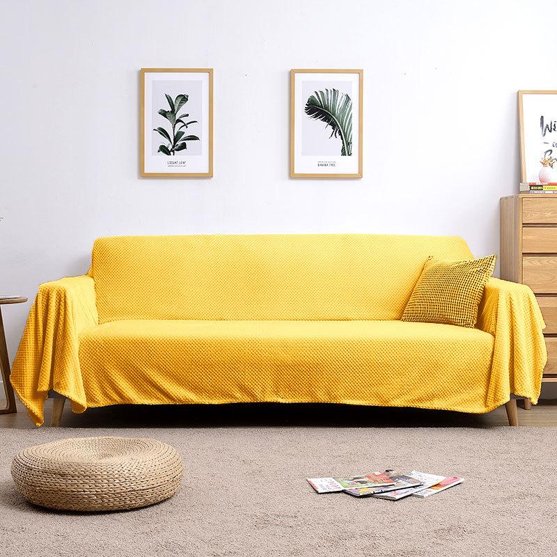 

Sofa Towel Non-Slip Double Sofa Cushion Sofa Slipcover Thick Pineapple Lattice Sofa Cover Cloth 70*90cm