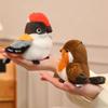 Simulation Plush Bird Keychain Cute Animal Bird Doll Pendant Birds Plush Pendant  Children Gift
