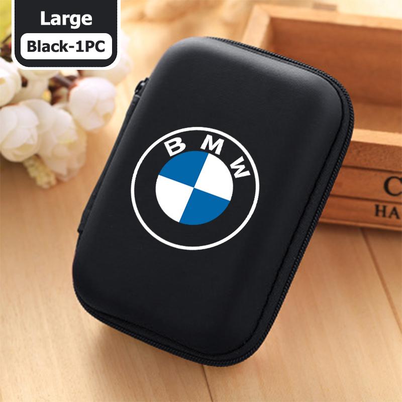 MUSE5 Car Portable EVA Bluetooth Earphone Cable Case Storage Bag For BMW 1 3 5 7 Series M F01 F20 F10 F13 E52 E53 E60 E93