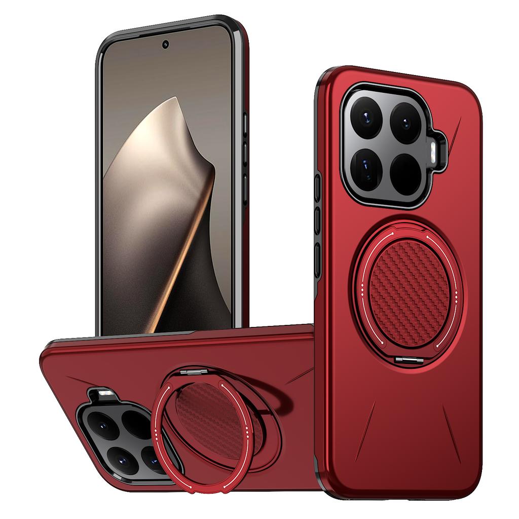 Coque de téléphone avec support magnétique en métal rotatif à 360° pour Xiaomi 17T Pro 5G, cadre en TPU, armure en plastique dur, housse de protection antichoc
