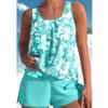 Printed Swimsuit Women's Split Swimsuit