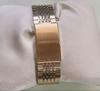 [USED] SEIKO Quartz Watch Gold Rectangular Vintage Print.