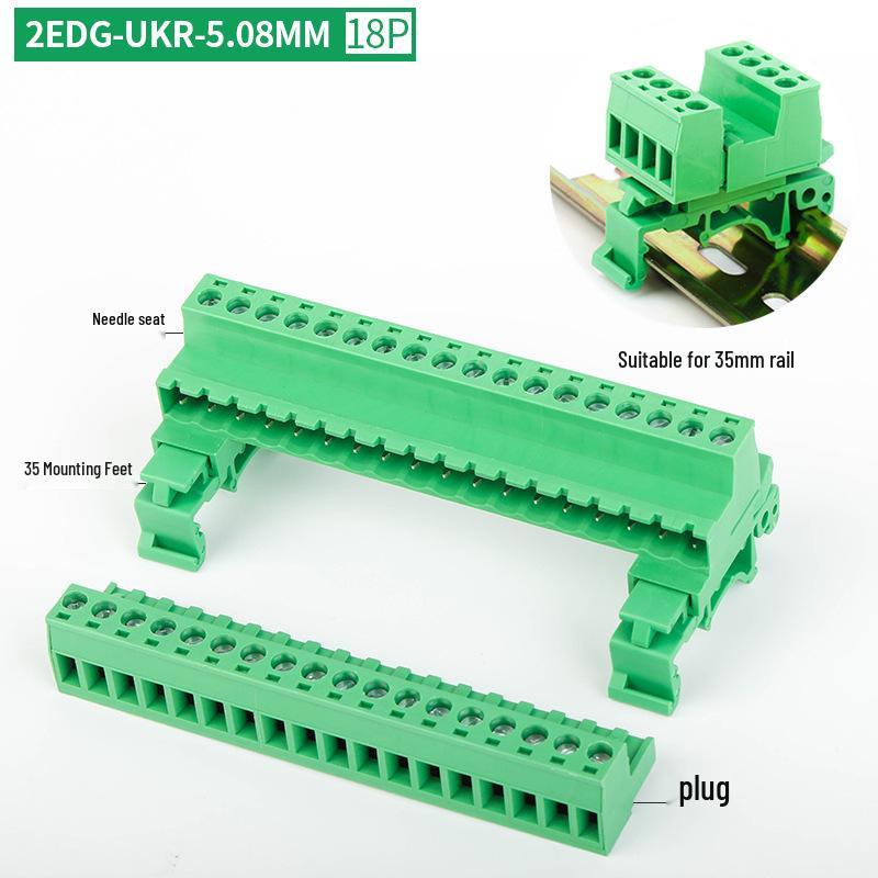 2EDG-UKR-5.08MM Plug-in Rail Guide Terminal Block Connector
