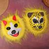 Simulering 3D Eva Djurmask Valp Leopard Schimpansmask Semesterfest Maskerad Cosplaymasker Kostymrekvisita Festtillbehör