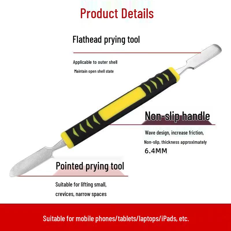 6-Piece Metal Pry Bar and Stick Set for Mobile Phone Disassembly and Repair