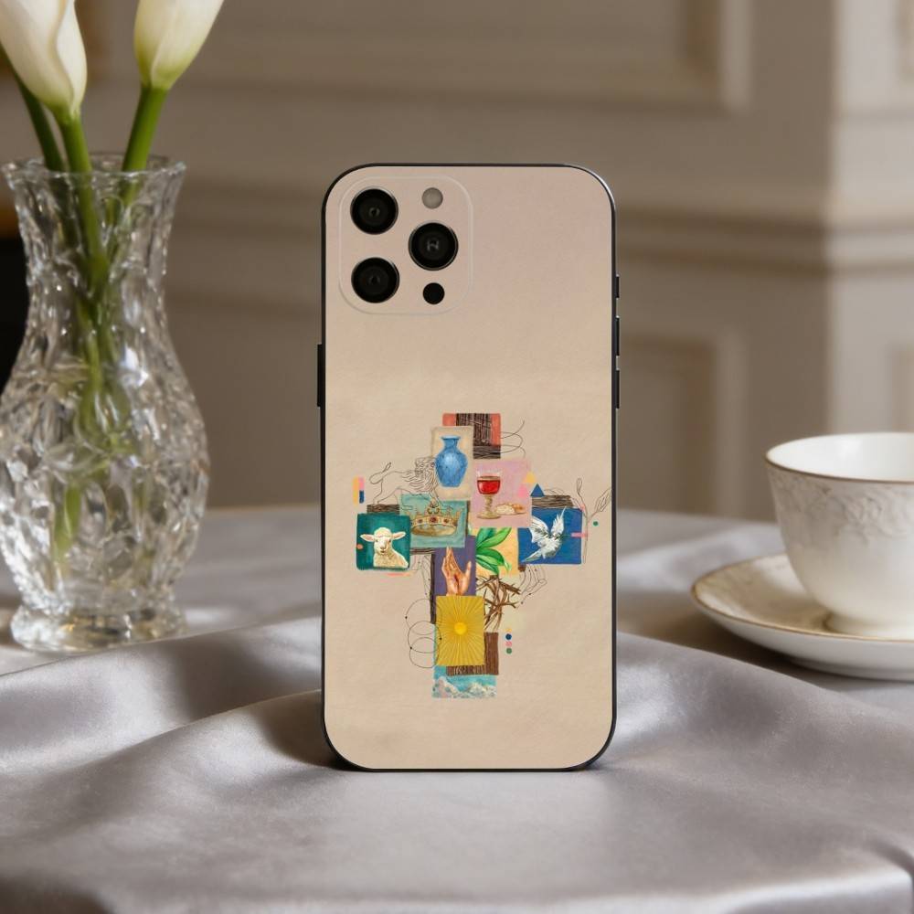 

C-Christian A-Art Phone Case Silicone Soft For IPhone 17pro 16 15 14 13 12 11 X XR Plus Pro Max Plus iPhone16pro