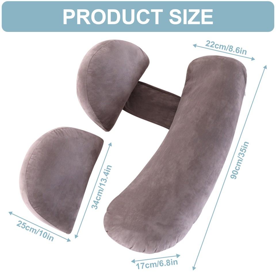 Velvet Pregnancy Pillow Detachable Pillowcase Can Support Buttocks And Legs