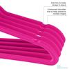 10/20/30pcs Baby Non-Slip Velvet Hangers Space Saving 360 Degree Swivel Hook Flocked Felt Kids Clothes Drying Rack Organizer