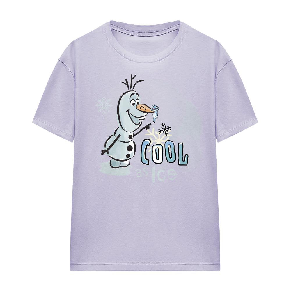 Frozen Womens/Ladies Cool As Ice Olaf & Bruni T-Shirt