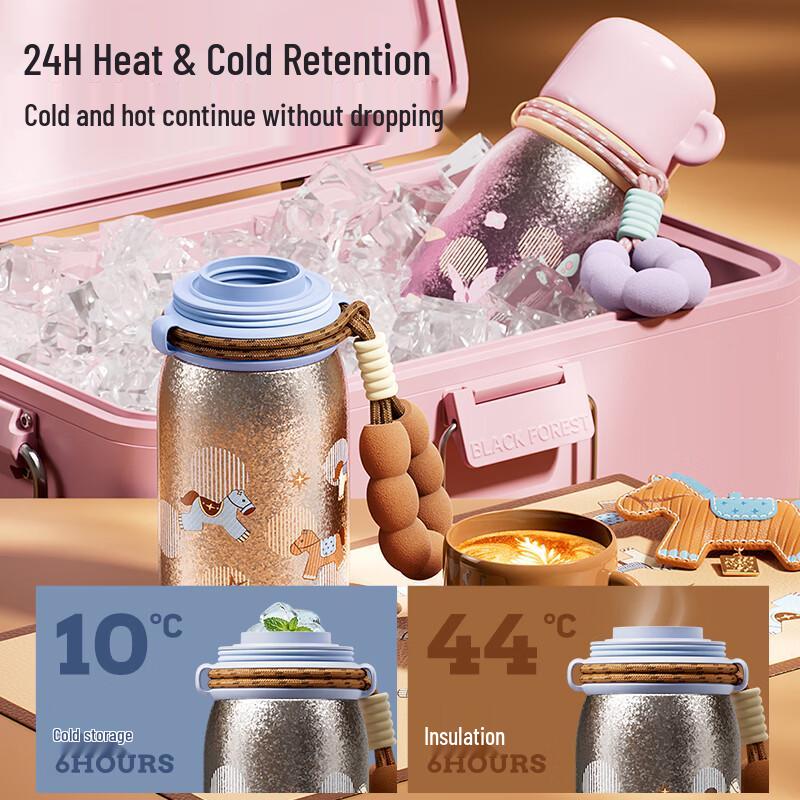 RELEA Peekaboo Titanium Insulated Bottle