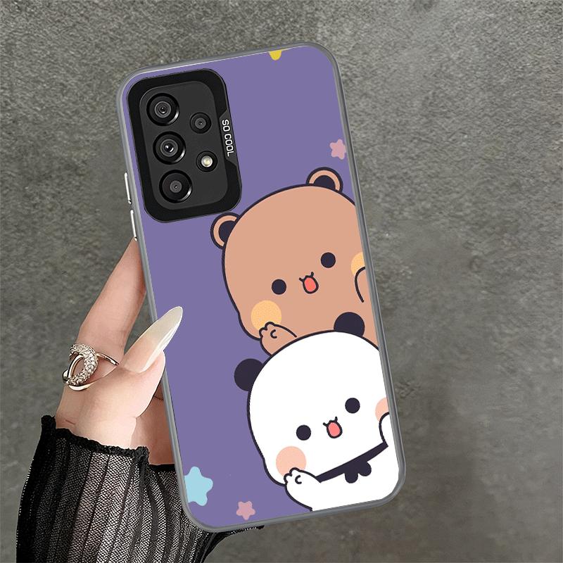 Bubu Dudu Cartoon Cute Soft Phone Case for Samsung A17 A16 A15 A14 A13 A57 A56 A55 A54 A53 A37 A36 A35 A34 A33 A26 A25 A24 A23 A