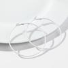 Orecchini a cerchio rotondi grandi e colorati in stile retrò, con cerchi enormi in metallo, ideali per donne e ragazze, perfetti per feste e come regalo.