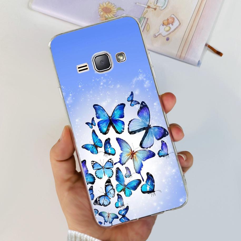For Samsung J1 2016 Case SM-J120F Cover Fashion Marble Flower Soft Silicone Phone Cover For Samsung J1 Mini J105F J 1 2016 Funda