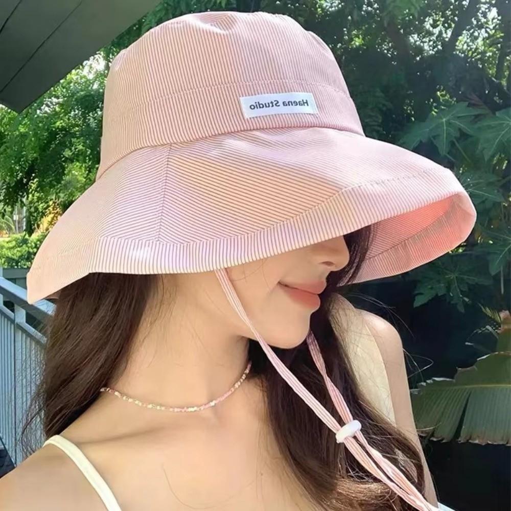 Wide Brim Fisherman Caps Candy Color Sun Hats Fashion Summer Cap Women