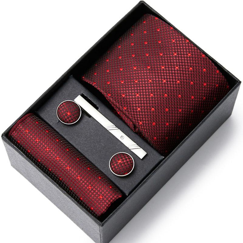 Nouvelle Cravate pour Homme Six Pièces Affaires Mariage Cravate pour Homme