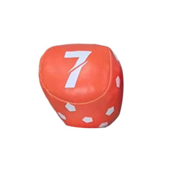 Faux Leather Footbag Cartoon Expression Number Football Basketball Baseball Throwing Beanbag Toy Kids Indoor Outdoor Play Handmade Kickball