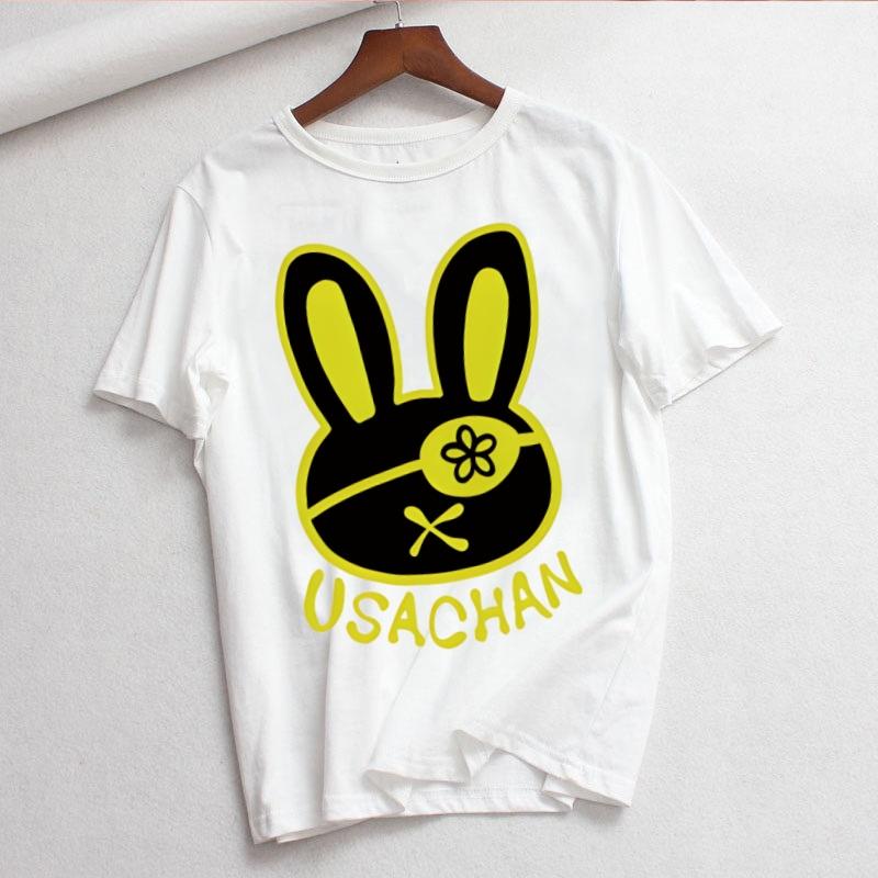 

Rabbit pattern printed Womens Tshirt casual short sleeved summer Tshirt street new fashionable Womens Tshirt 4XL