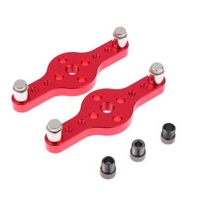 6/8/10mm Alloy Vertical Hole Jig Wood Dowel Hole Drilling Guide Jig Drill Bit Kit Woodworking Drilling Locator Hole Puncher