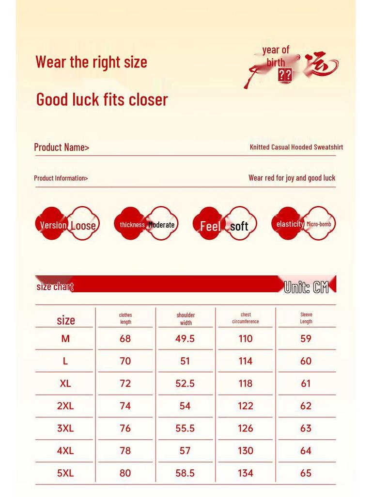 Jeanswest Men's Hooded Sweatshirt with Good Luck Print