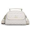 Rhombus bag women's new fashion women's three-layer large-capacity simple and versatile shoulder bag