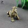 Antique Bronze Chinese Myth Beast Qi Lin Statue Miniature Figurines Desktop Ornaments Home Car Decorations Copper Crafts Gifts