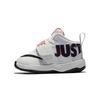 Team Hustle D 8 JDI Slip Resistant Cushioning Abrasion Resistant Mid Top Toddler Shoes Black White AQ9978-100