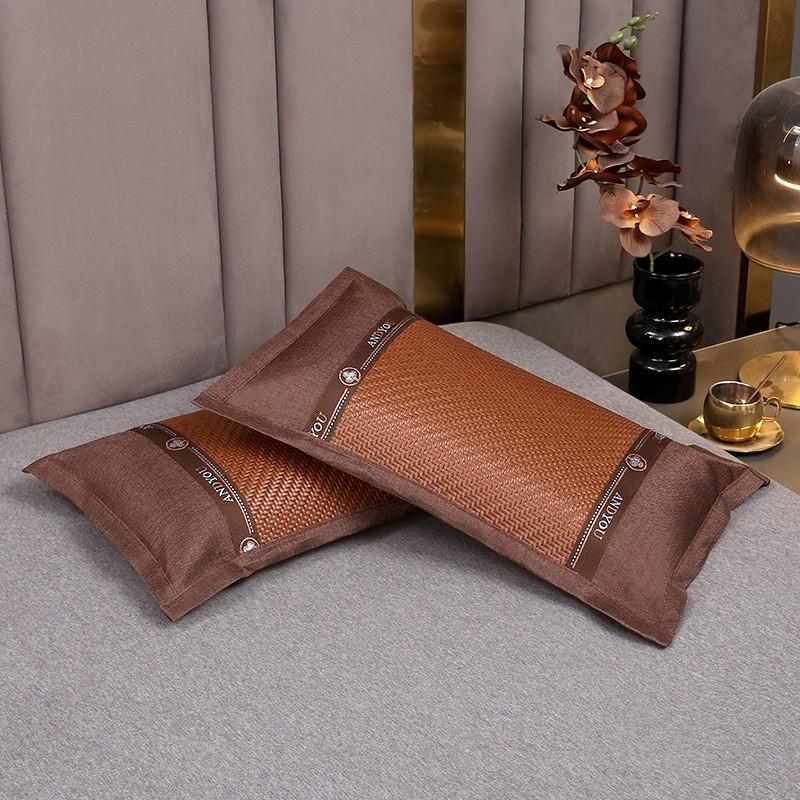 Cooling Buckwheat Pillow Adults Students Sleep Comfort Breathable Rectangle Bed
