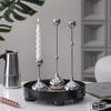 1/3pcs Romantic Candlestick Holder Metal Candle Stand New Wedding Photography Props  Home Dining